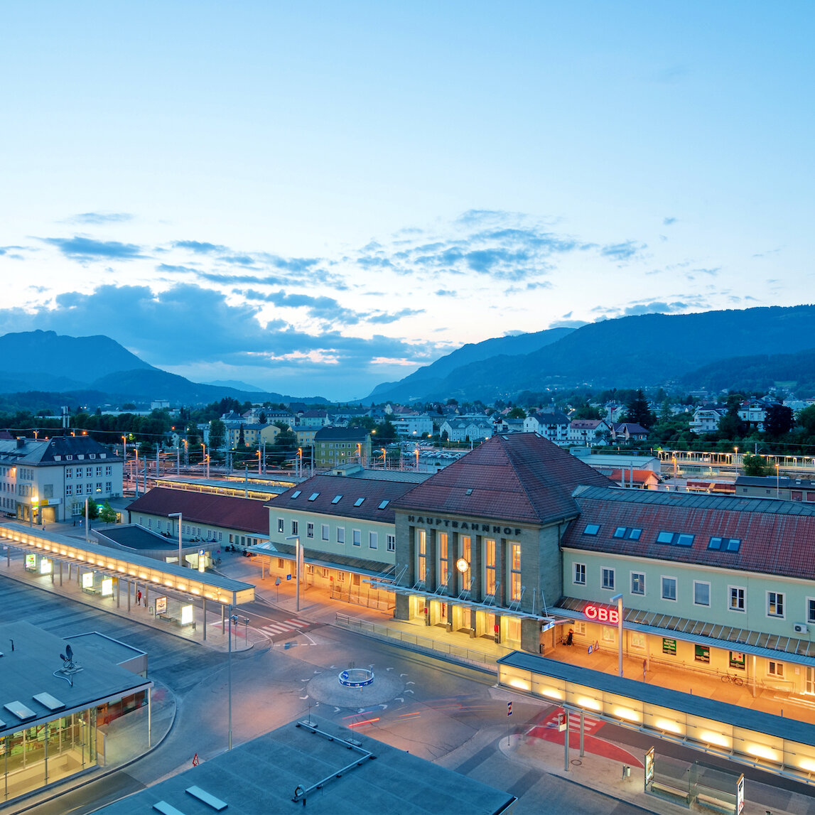 Central station in Villach