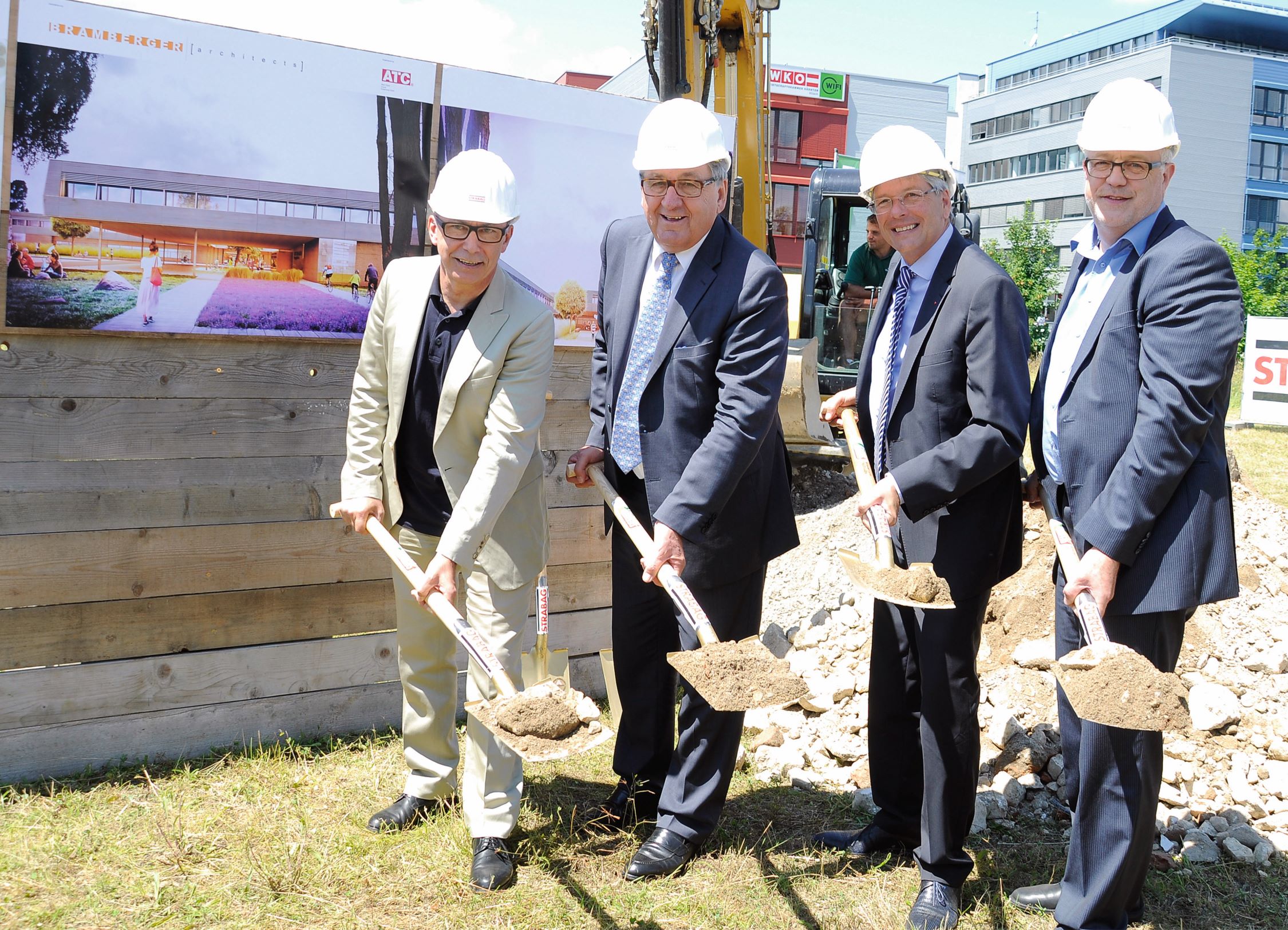 Breaking ground for the building site of the High Tech Campus Villach