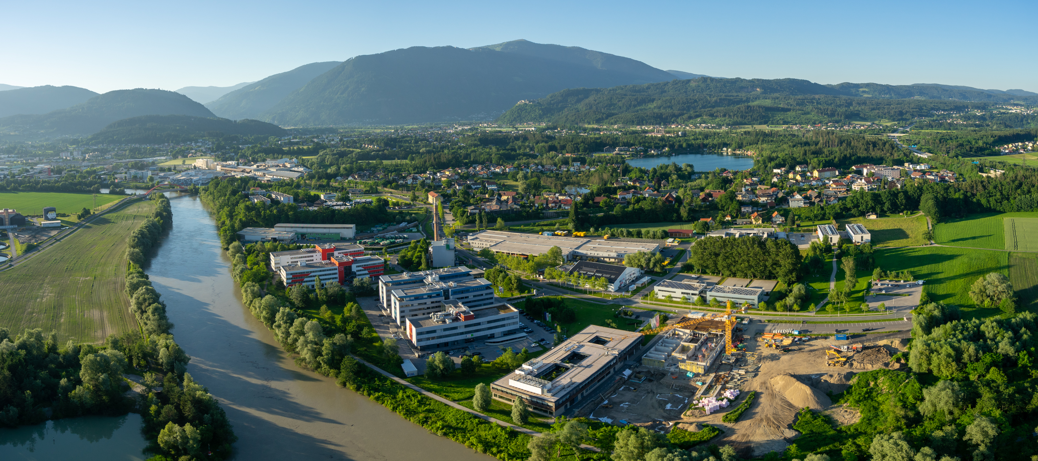 Panorama picture of the Technology Park Villach
