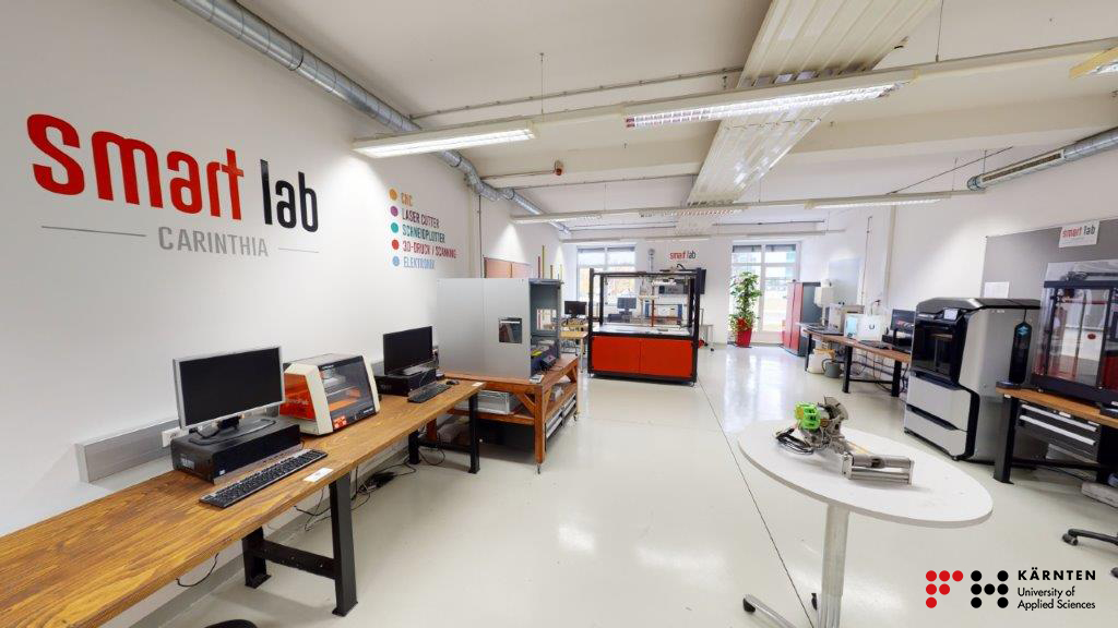 Smart Lab der Fachhochschule Kärnten