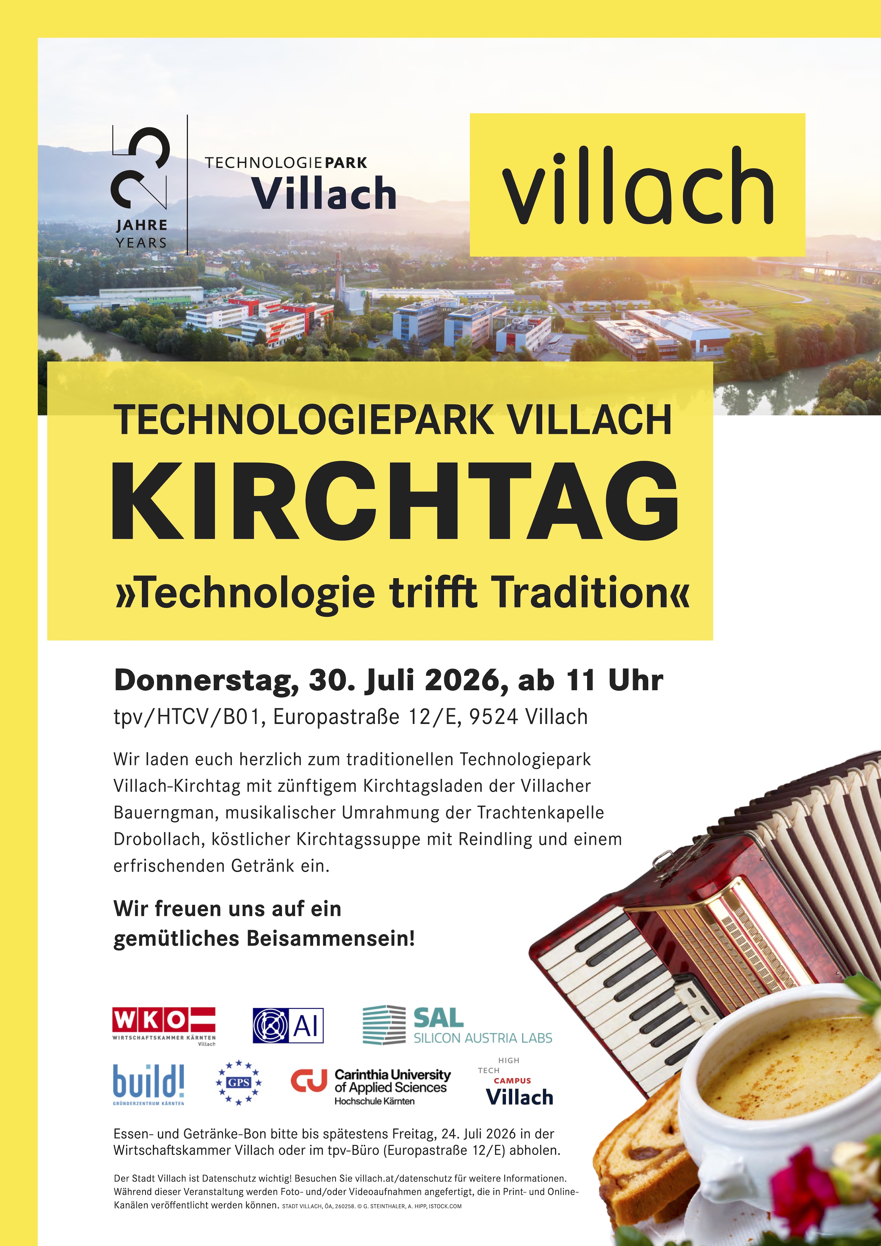 Plakat „Tradition trifft Innovation“