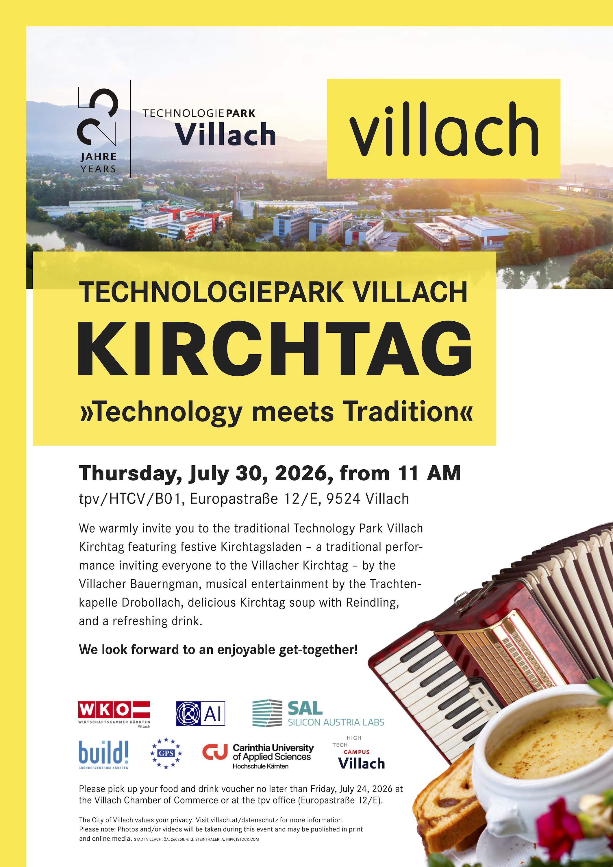 Flyer "Tradition meets Innovation"