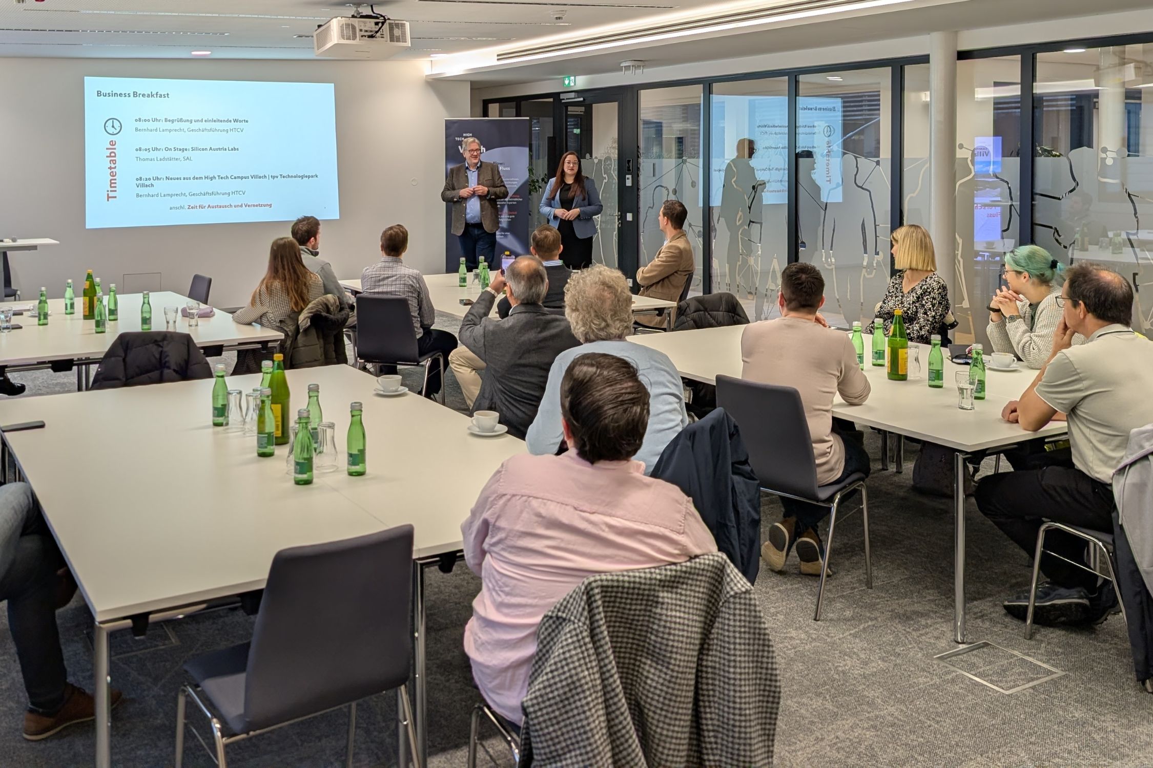 Zusammenkunft der tpv Unternehmen beim tpv Business Breakfast