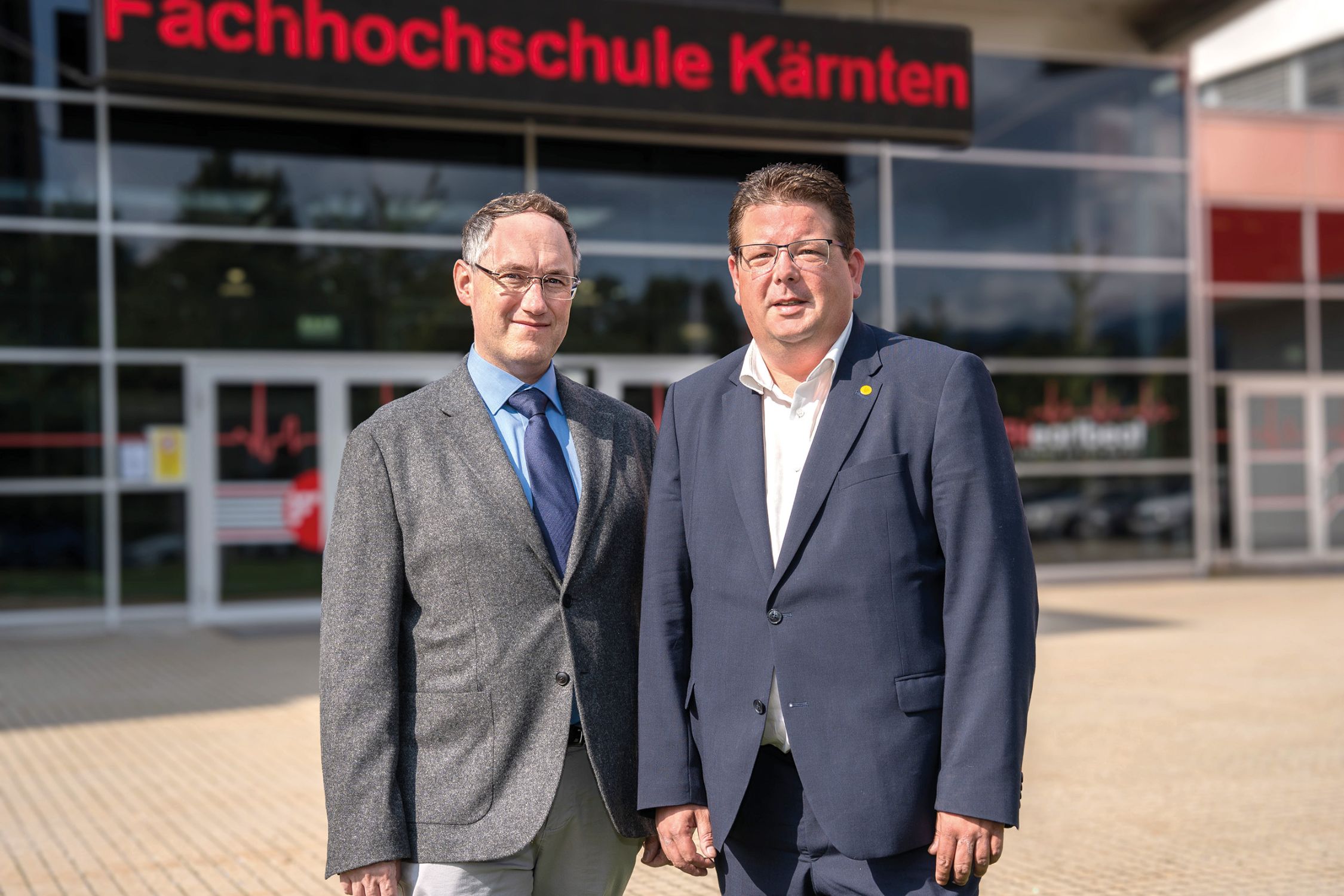 Stadtrat Christian Prober und der zukünftige Geschäftsführer der FH Martin Waiguny Stadtrat Christian Prober und der zukünftige Geschäftsführer der FH Martin Waiguny