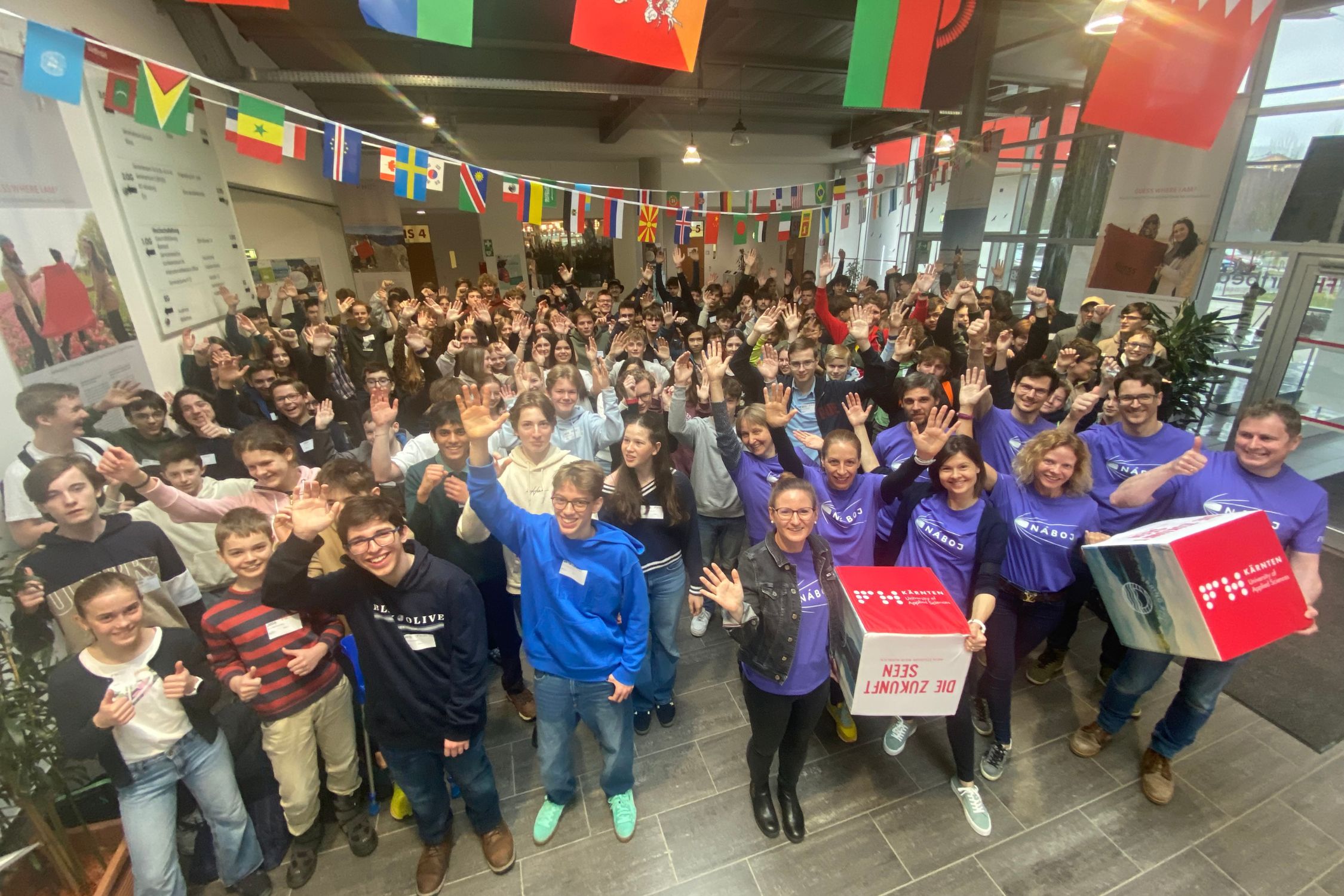 Teamfoto des Náboj-Wettbewerbs aus 2025