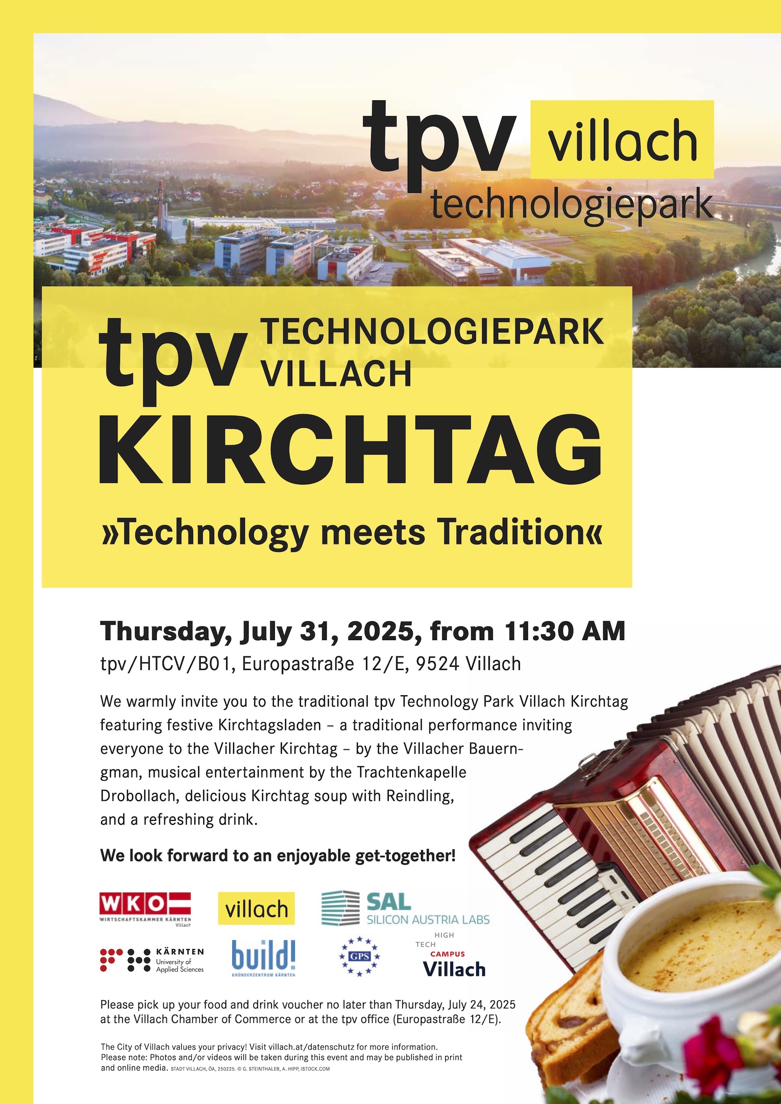 invitation tpv Kirchtag Flyer tpv Kirchtag