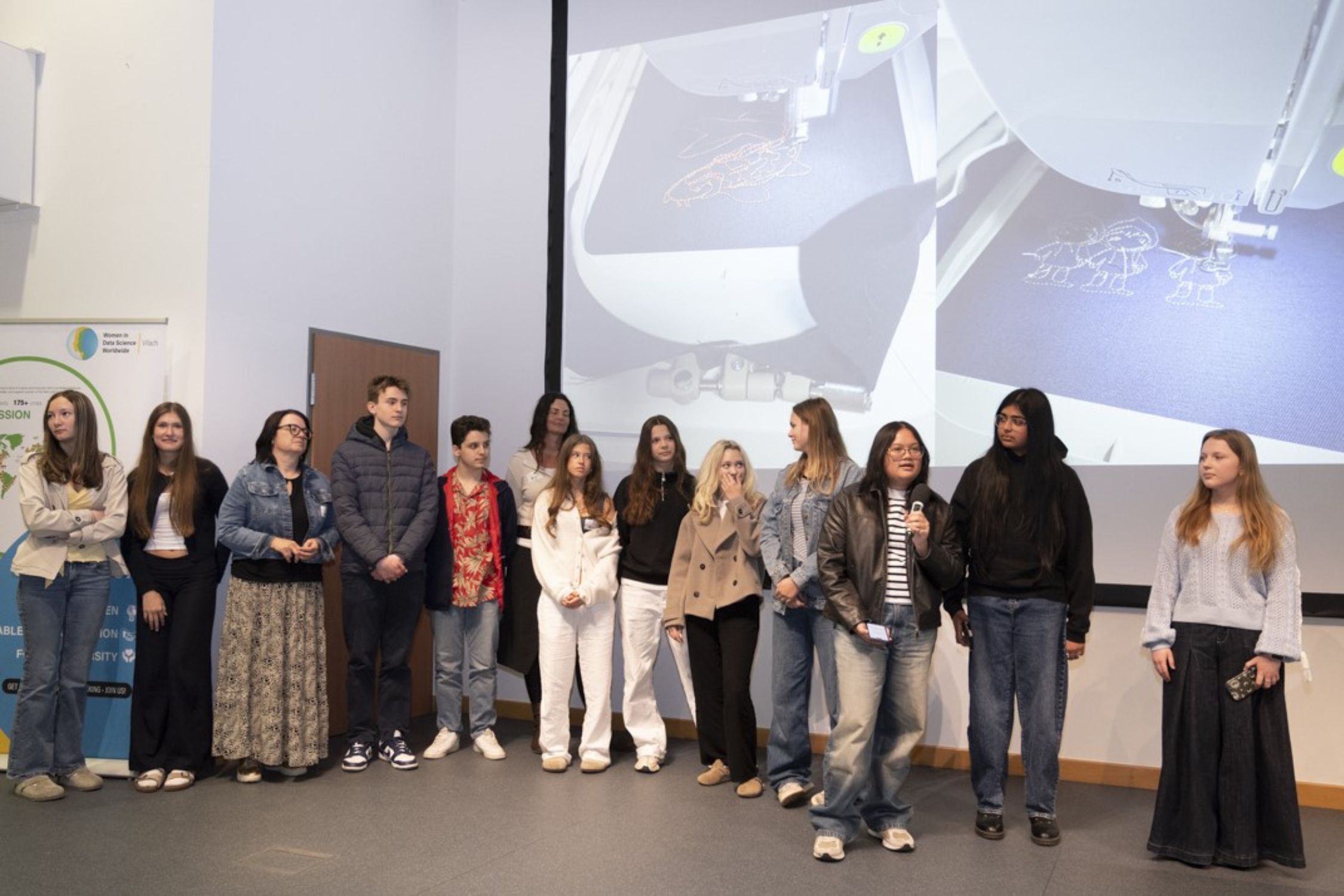 Schüler:innen bei der WiDS Villach 2026